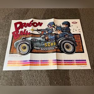 Dragon Ball 1993 Shonen Jump Magazine Vintage Poster Anime Japan Exclusive SCPD